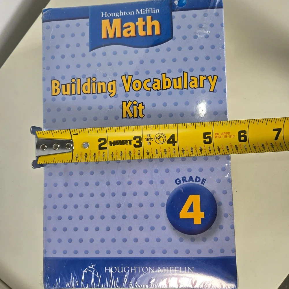 Houghton Mifflin Math Building Vocabulary Kit Grade 4 Vocabulary Card New Sealed